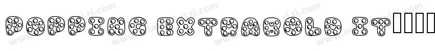 popping extrabold it字体转换